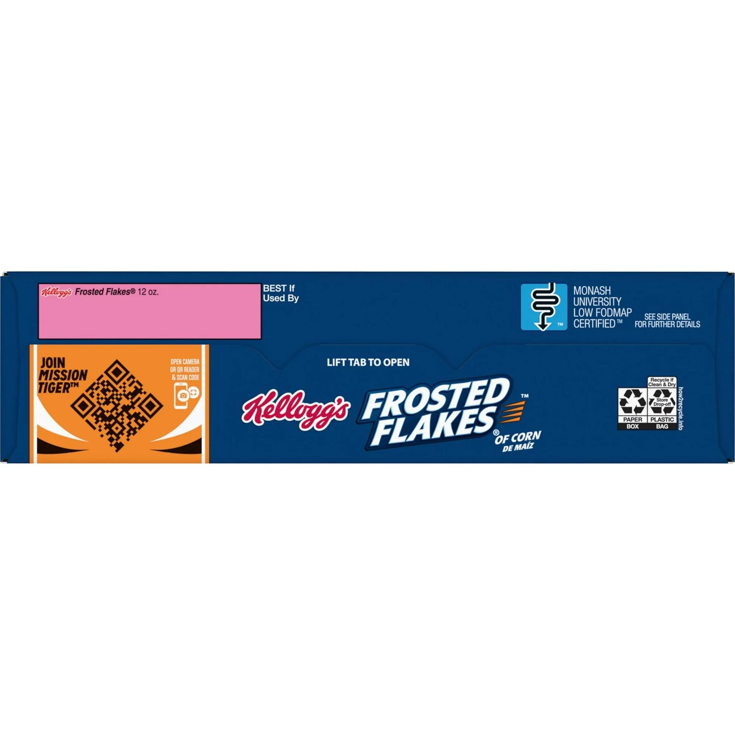 Kellogg's Frosted Flakes Breakfast Cereal, Kids Cereal, Family Breakfast, Original, 12oz Box (1 Box)