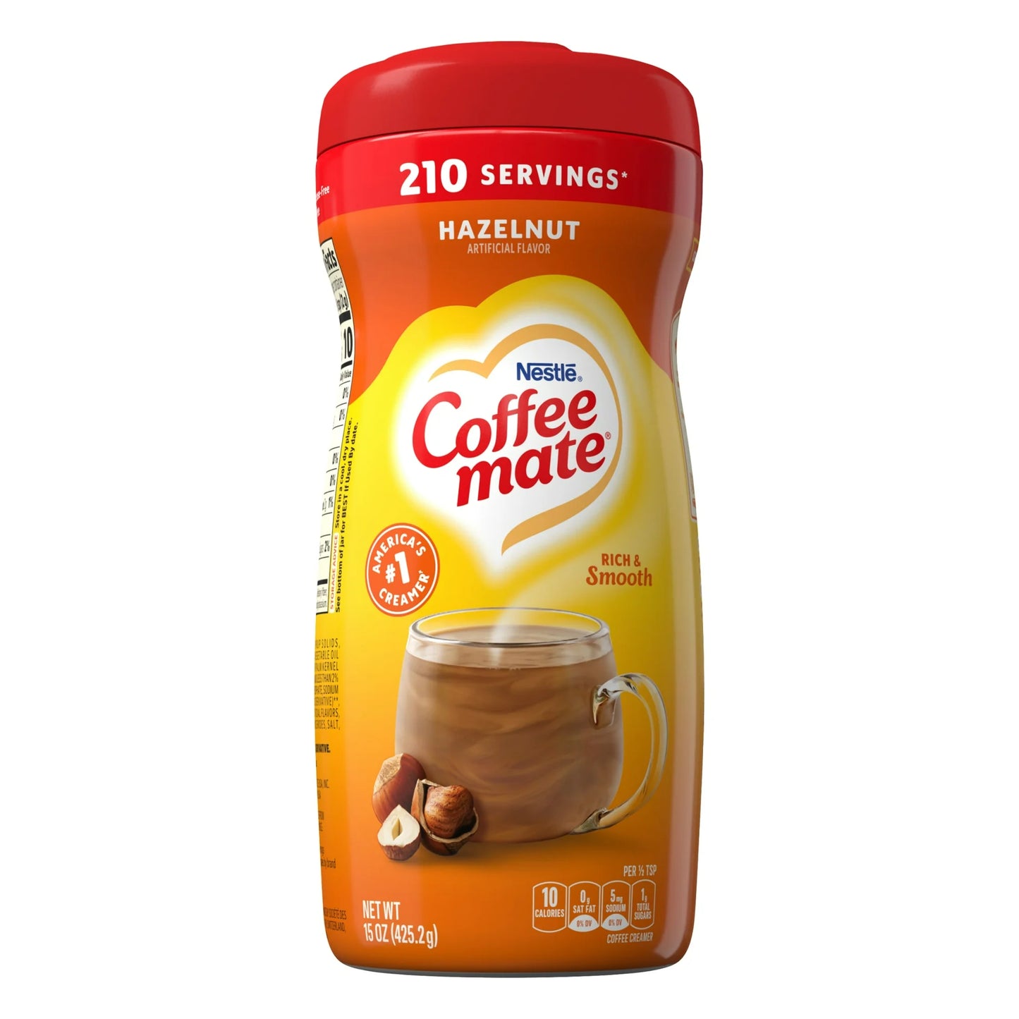 Nestle Coffee Mate Hazelnut Powder Coffee Creamer, 15oz