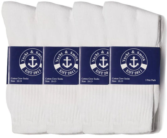 Men’s Cotton Crew Socks (6 pairs)