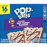 Pop-Tarts Frosted Hot Fudge Sundae Toaster Pastries, Breakfast Foods, Shelf-Stable,1 lb, 11oz (16 Count)