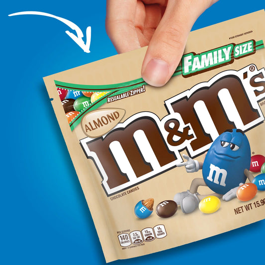 M&M's Almond Milk Chocolate Candy Family Size - 15 oz Bag