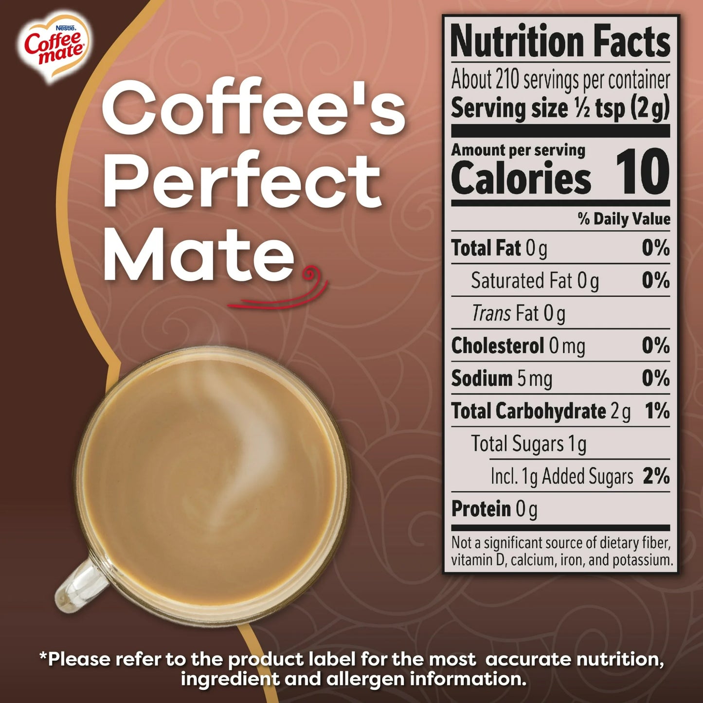 Nestle Coffee Mate Chocolate Crme Powder Coffee Creamer, 15oz