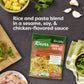 Knorr Chicken Fettuccine Pasta Sides No Artificial Flavors Cooks in 7 Minutes, 4.3 Oz Packing May Vary