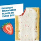 Pop-Tarts Frosted Strawberry Toaster Pastries, Breakfast Foods, Shelf-Stable, 1LB 11oz (16 Count)