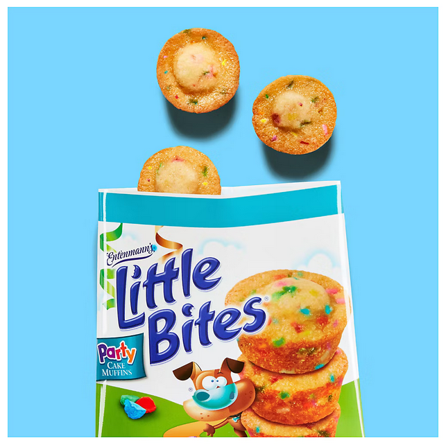 Entenmann’s Little Bites Party Cake muffins, 2lbs