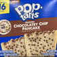 Pop-Tarts Frosted Chocolatey Chip Pancake Toaster Pastries, Breakfast Foods, Shelf-Stable, 1 lb 11 oz (16 Count)