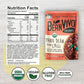 BeanVIVO Organics Three Bean Vegan Chili - Good Source of Fiber - Nutritious & Microwave Meals - Gluten-Free Plant Food - 10 oz Pouch