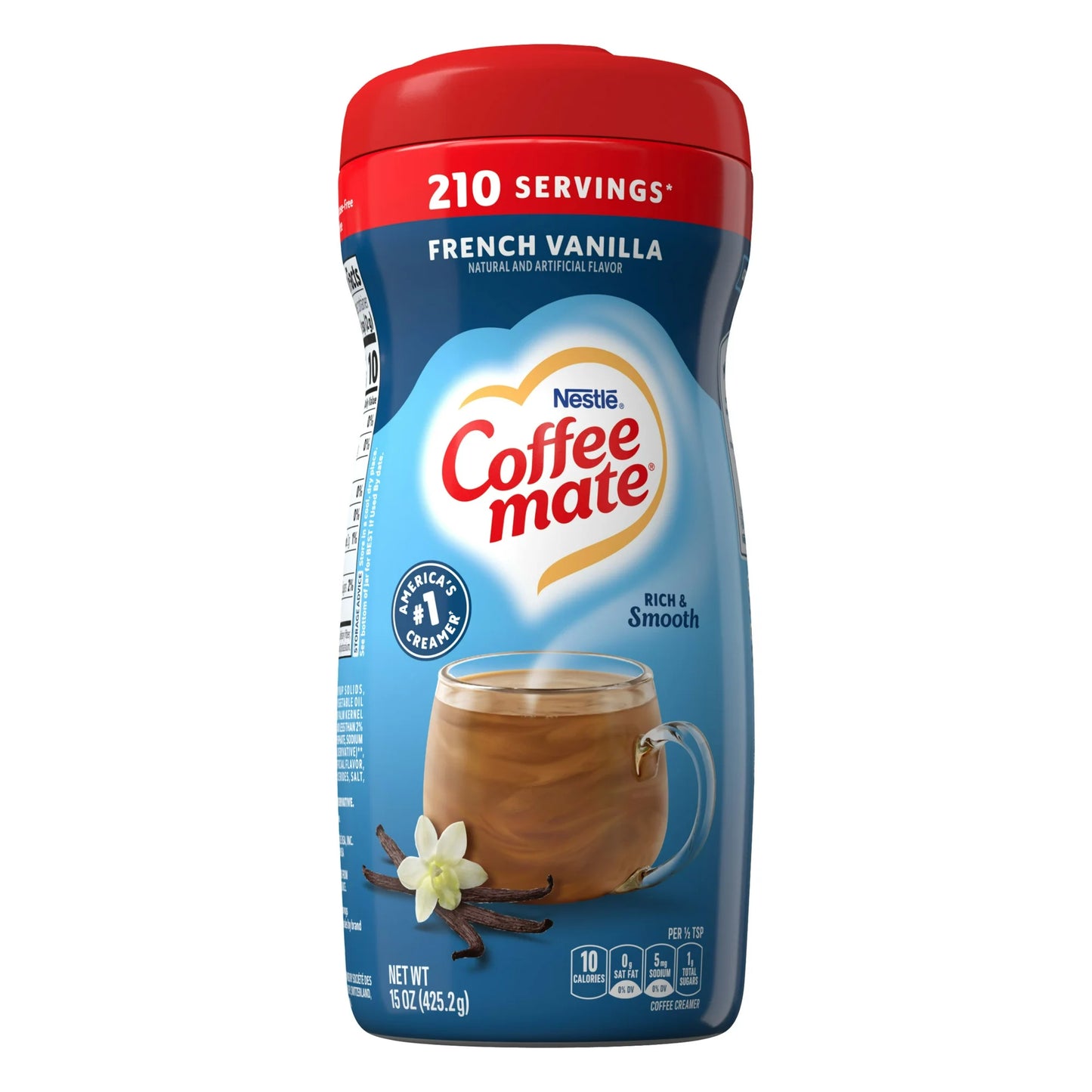 Nestle Coffee Mate French Vanilla Powdered Coffee Creamer, 15oz