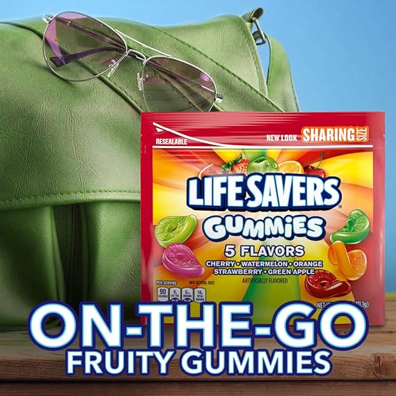 Life Savers 5 Flavors Gummy Candy, Sharing Size - 14oz Bag