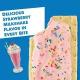 Pop-Tarts Frosted Strawberry Milkshake Toaster Pastries, Breakfast Foods, Shelf-Stable, 1 lb, 11 oz (16 Count)