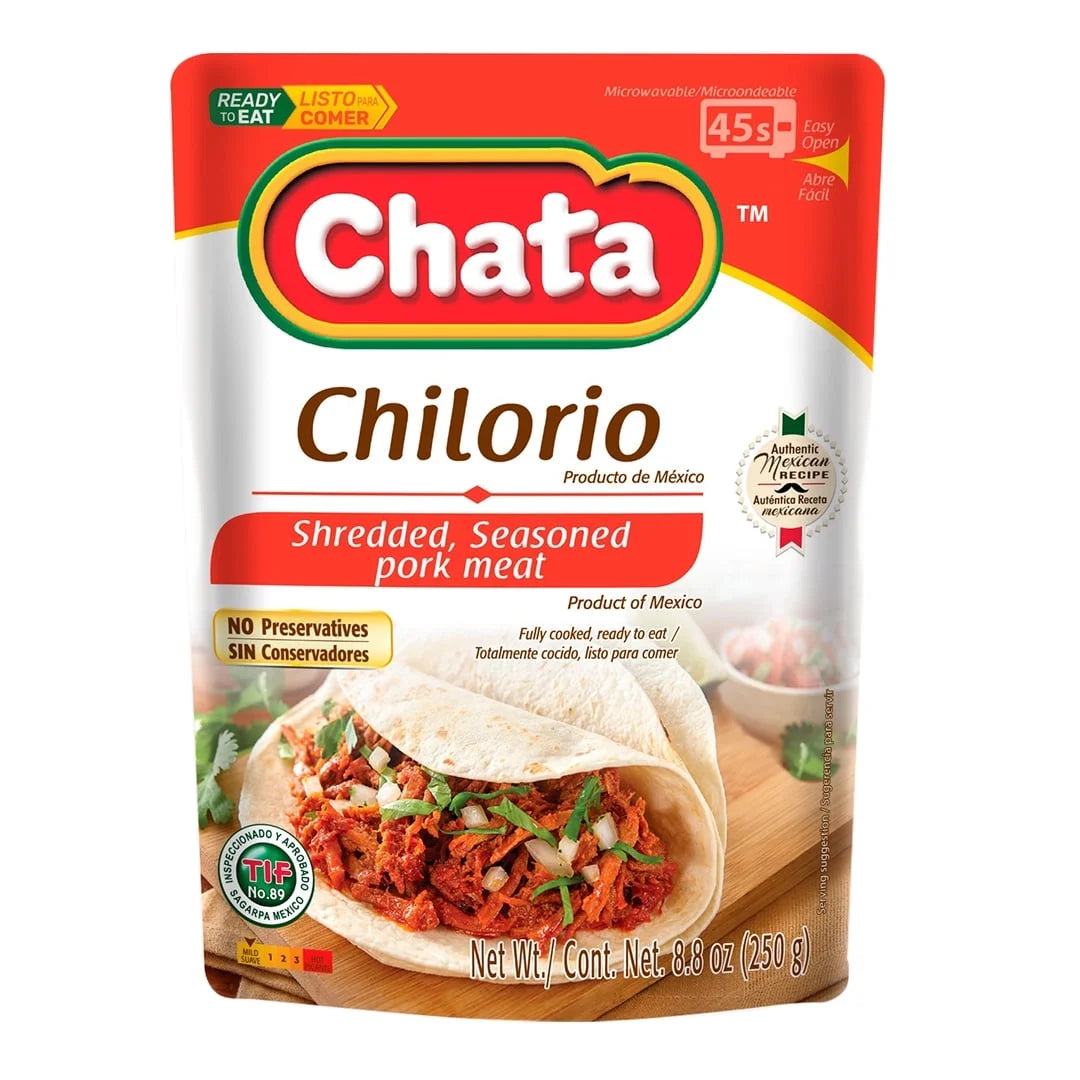 Chata Chilorio Pork Pouch, 8.8 oz, Pack of 1