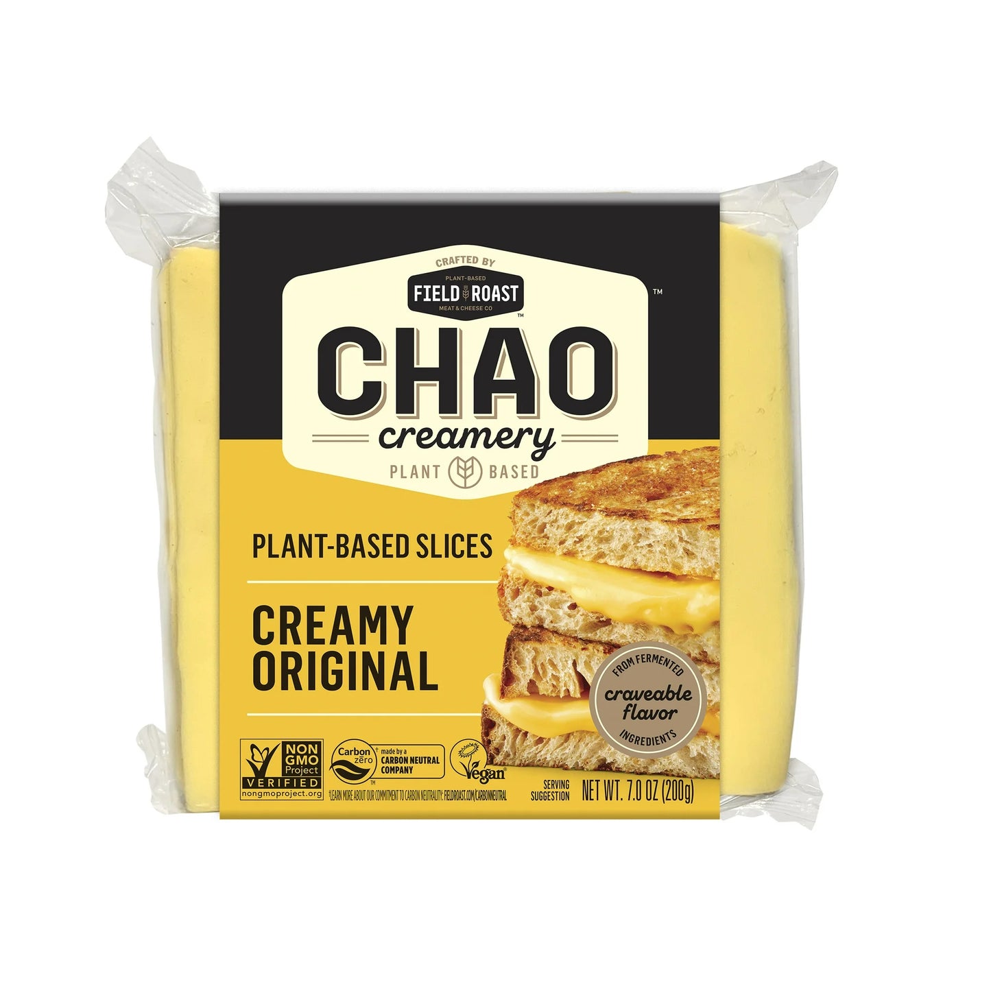 Field Roast Chao Creamery Vegan Slices, Creamy Original 7oz