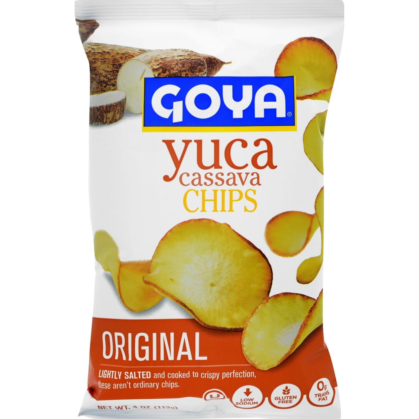 Goya Yuca Cassava Chips,Traditional, 4 Oz