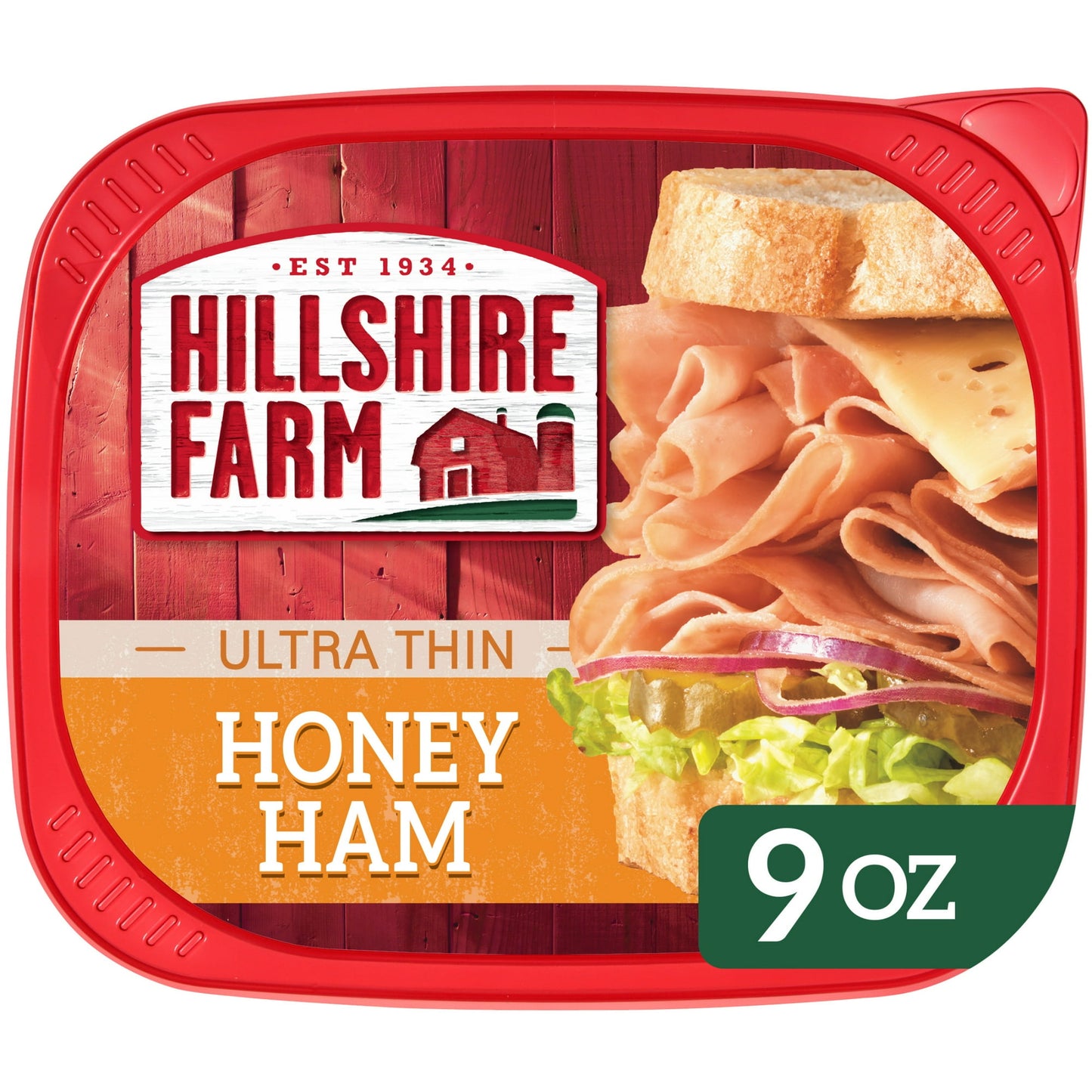 Hillshire Farm, Ultra-Thin, Honey Ham, 9 oz Tub