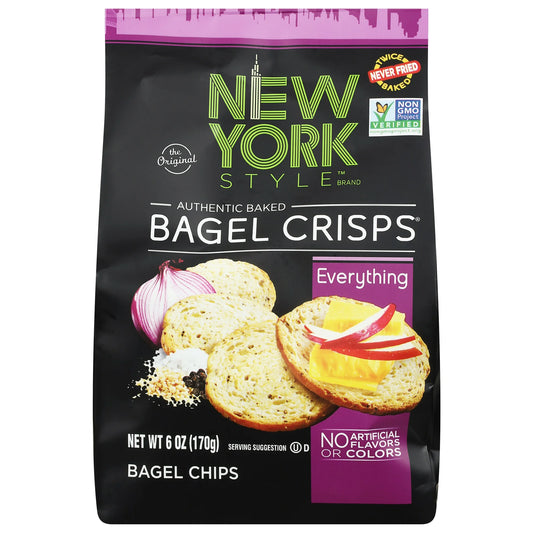 New York Style Everything Bagel Crisps, 6oz Bag