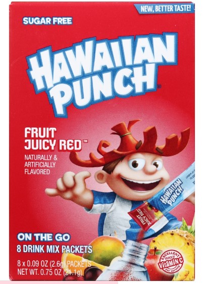 Hawaiian Punch Juicy Red, 0.75oz 8-ct. Packs