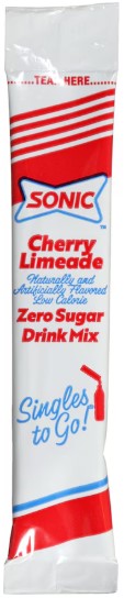 Sonic Cherry Limeade Zero Sugar Drink Mix, 0.54oz 6-ct. Boxes