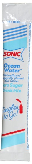 Sonic Ocean Water Zero Sugar Drink Mix, 0.52oz 6-ct. Boxes