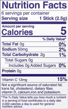 Welch's Passion Fruit Singles To-Go Low-Calorie Drink Mix, 0.53oz 6 ct.