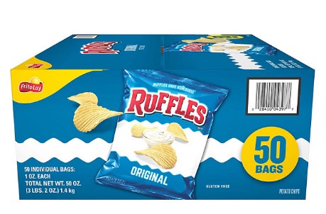 Ruffles Original Potato Chips, 2 oz., 50 pk.