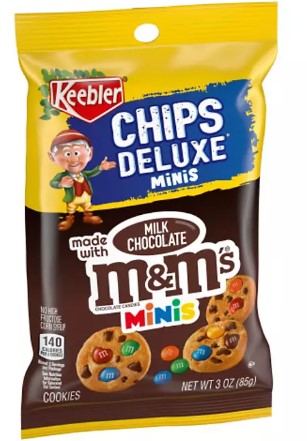 Keebler Chips Deluxe M&M Mini Cookies, 3lb, 30 pk.