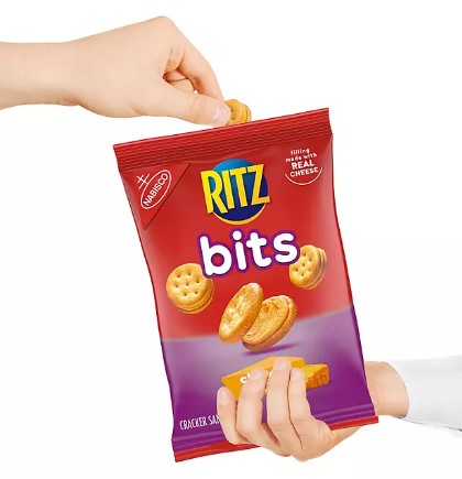 RITZ Bits Cheese Sandwich Crackers, 8 oz., 30 pk.