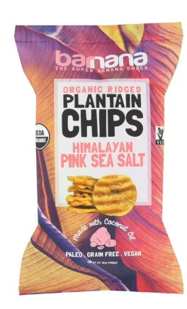 Barnana Plantain Chips - Himalayan Pink Sea Salt , 5 Oz