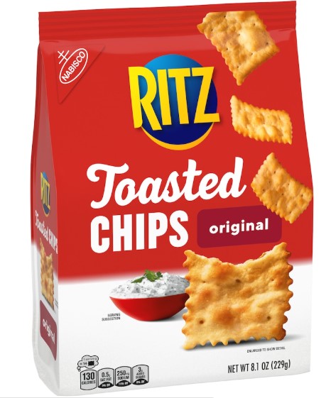 Ritz Toasted Chips Original Crackers, 8.1 oz.