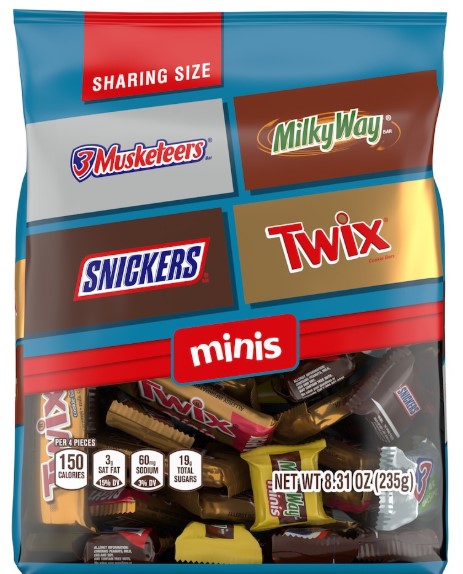 Assorted Mars Favorites Mini Chocolate Candy Bars, 8.31 oz.