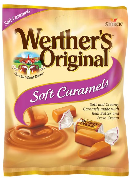 Werther's Original Soft Caramel Candies, 2.2-oz. Bags