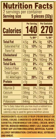 Werther's Original Soft Caramel Candies, 2.2-oz. Bags