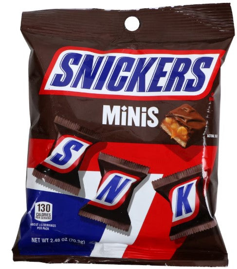 Snickers Mini Candies, 2.48-oz.