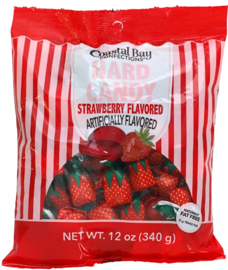 Coastal Bay Confections Strawberry Filled Candies, 12-oz.