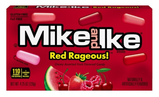 Mike and Ike Red Rageous Candy, 4.25 oz.