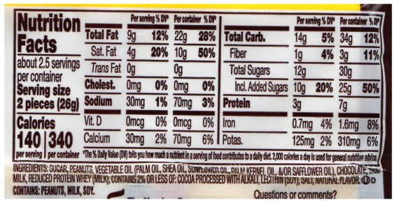 Hershey's Mr. Goodbar Snack Size Candies, 2.25 oz, 5-ct. Packs