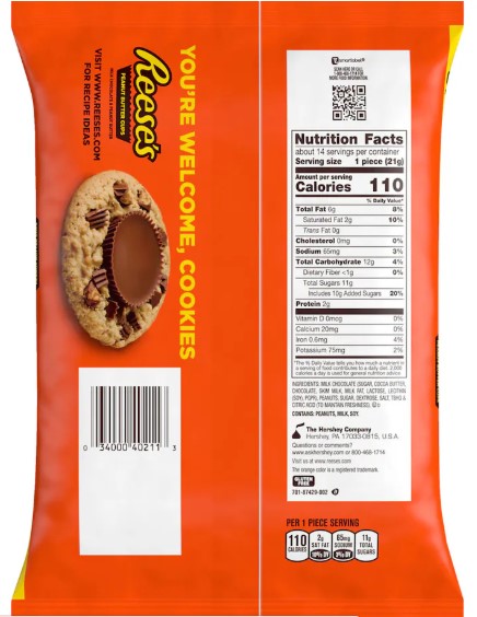 Reese’s Peanut Butter Cups - Snack Size, 10.5-oz. Bag