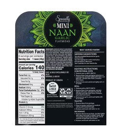 Garlic Mini Naan, 12.7 oz