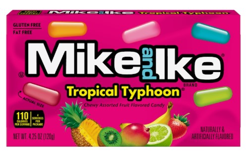 Mike and Ike Tropical Typhoon Theater Box Candy, 4.25 oz.