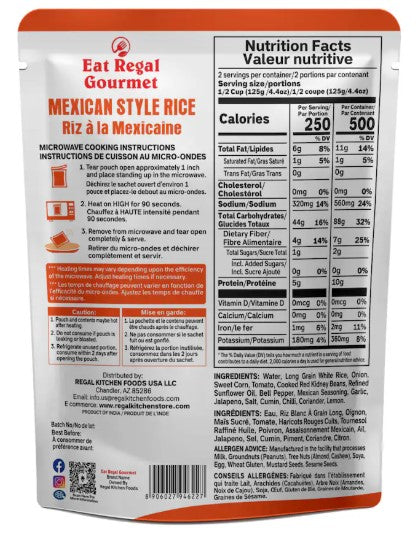 Eat Regal Ready To Eat Mexican Rice, 8.8-oz. Pouch