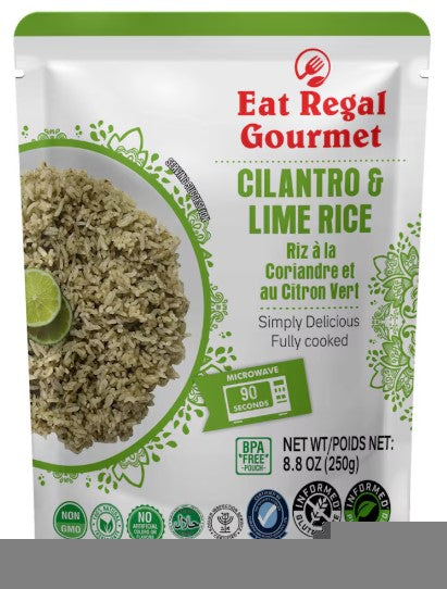 Eat Regal Ready To Eat Cilantro Lime Rice, 8.8-oz. Pouch