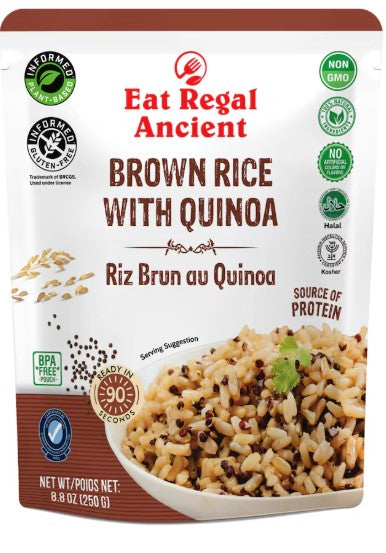 Eat Regal Ready To Eat Brown Rice with Quinoa, 8.8-oz. Pouch