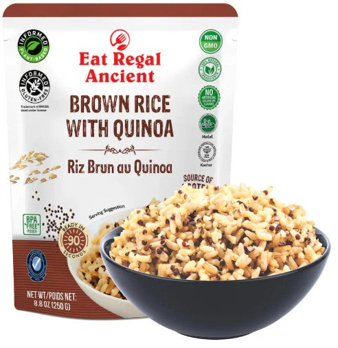 Eat Regal Ready To Eat Brown Rice with Quinoa, 8.8-oz. Pouch