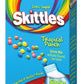 Skittles Zero Sugar Tropical Punch Singles-To-Go Drink Mix Packets, 0.54oz 6-ct.