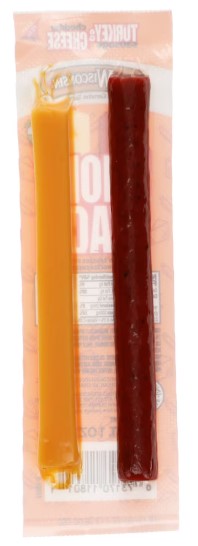 Old Wisconsin Smokestack Turkey Sausage & Cheddar Cheese Meat Sticks, 1-oz.