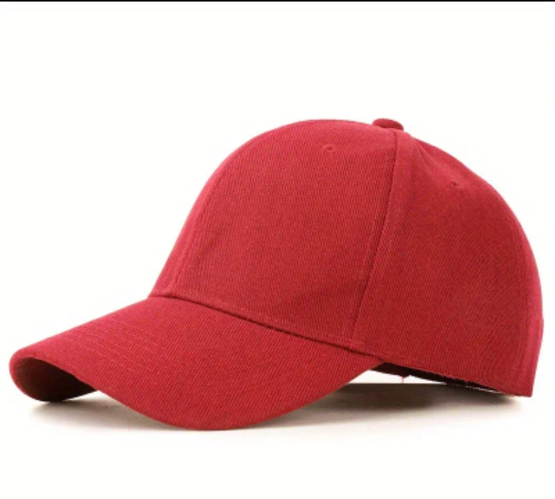 Solid Color Baseball Caps (Velcro)