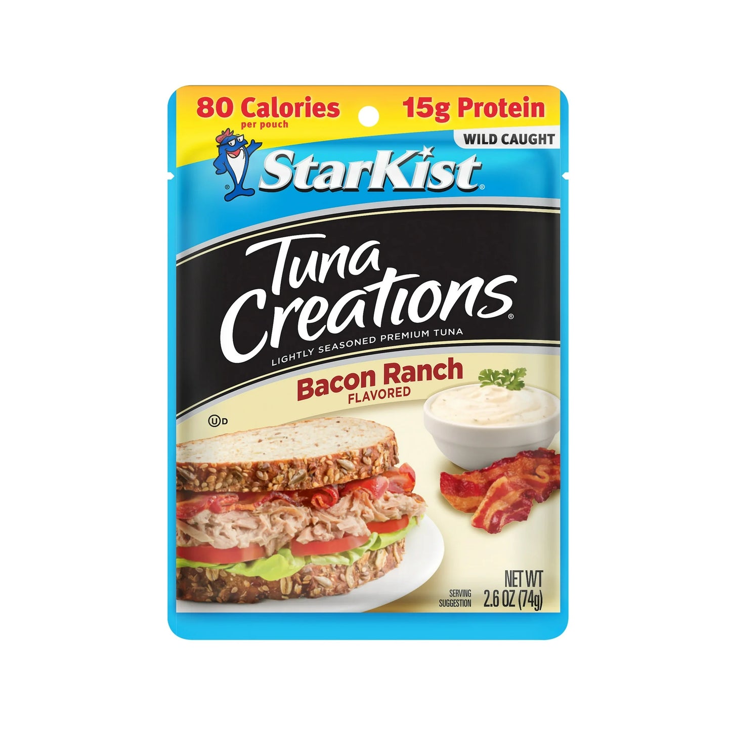 StarKist Tuna Creations, Bacon Ranch, 2.6 oz Pouch