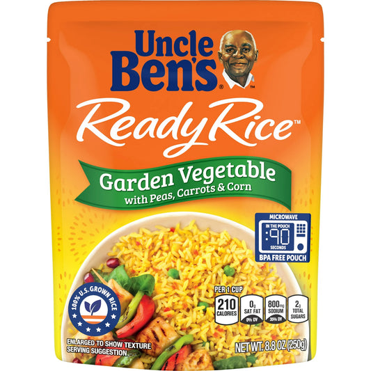 Uncle Ben's Ready Rice Garden Vegetable Rice, 8.8 oz side