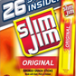 Slim Jim Original Snack Size Stick, 8oz Meat Snacks, 26 Count Box