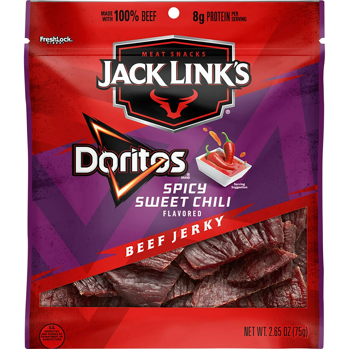 Jack Link’s Doritos Spicy Sweet Chili Flavored Beef Jerky, 2.65 oz