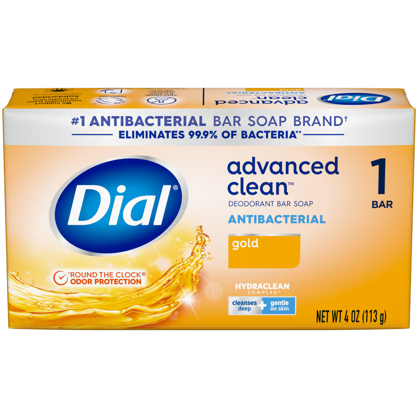 Dial Antibacterial Bar Soap, 4oz, $1.99